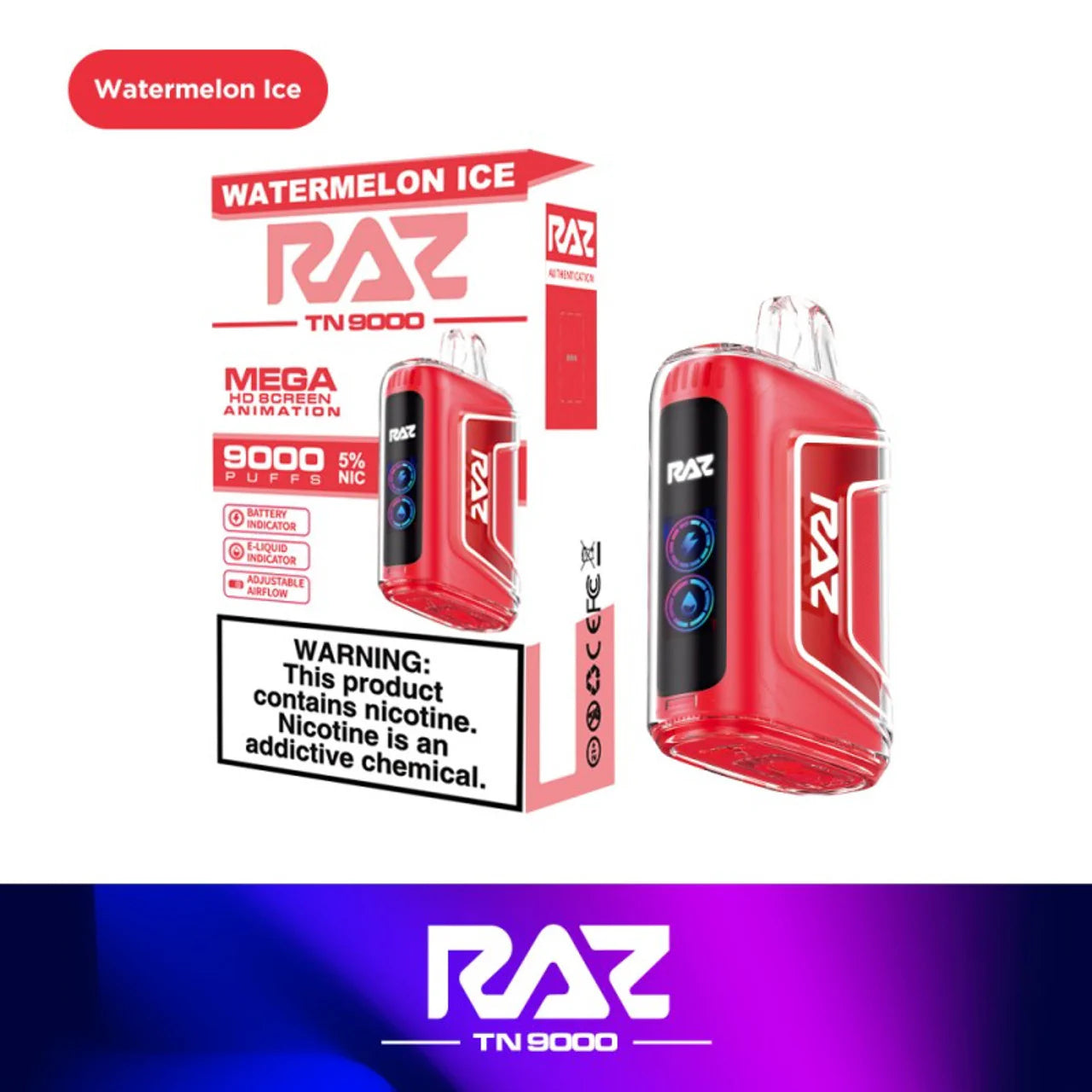 RAZ TN9000 Nicotine Vape