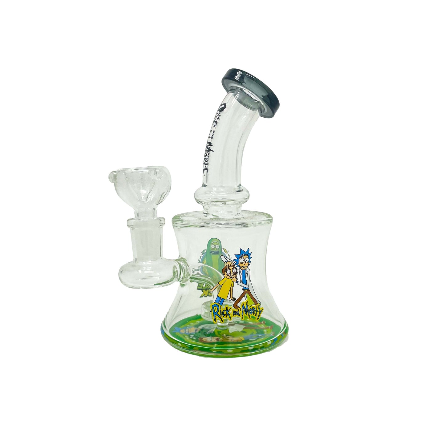 High Class Glass - Pickle Rick Small Bong