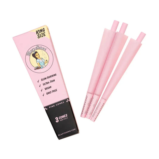 Blazy Susan King size (3pk) Pink Paper Cones