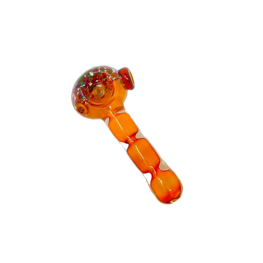 World Peace Enterprise Handpipe - Orange Fume Art