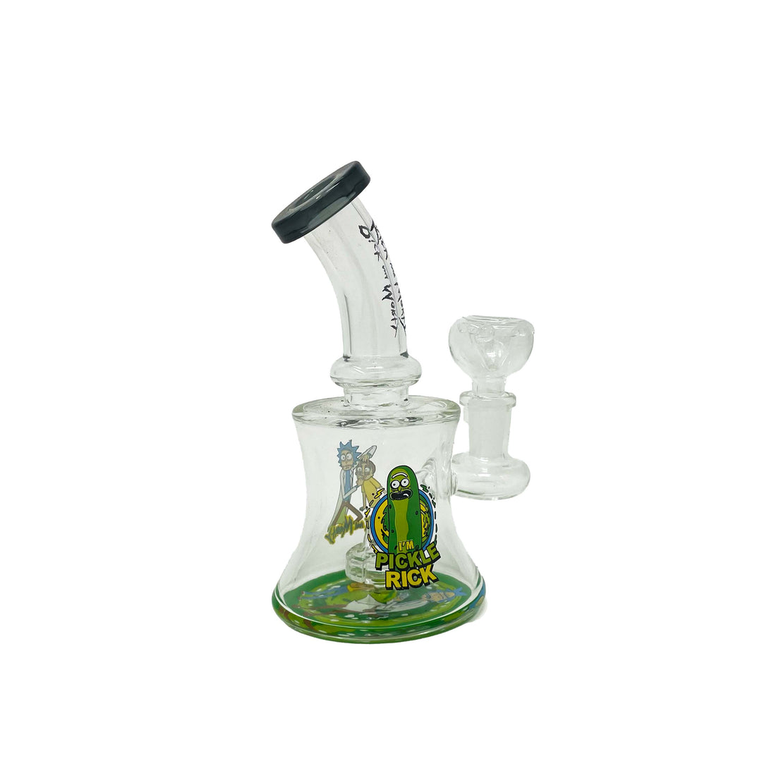 High Class Glass - Pickle Rick Small Bong – Gold Spectrum CBD Wholesale